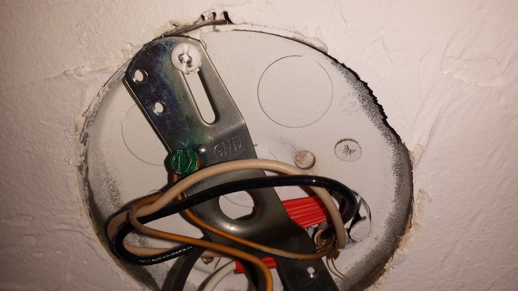 How to tell if ceiling box is rated to hold 35 lb fan DoItYourself